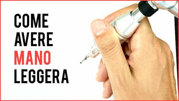 mano leggera nel trucco permanente