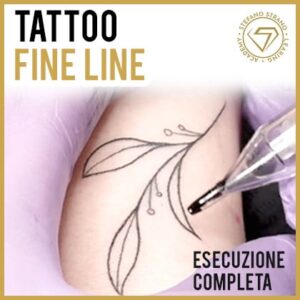 tattoo fine line esecuzione completa